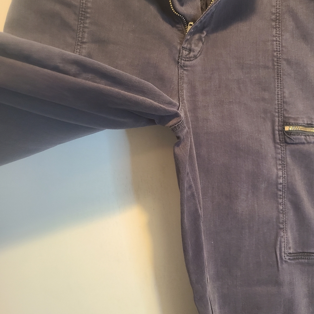 Pistola Topanga Cargo Zipper Skinny Pants Ankle Zip Charcoal Grey Women's 32 - Picture 5 of 7